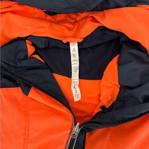 Lululemon orange and blue jacket